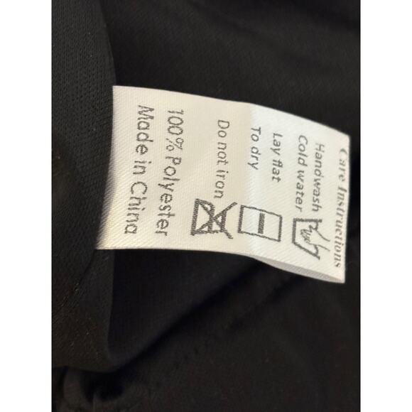 Anna Kaci CA Black Sequin Pants Sz XL Holiday Formal Cocktail Party Glam City - Picture 8 of 9